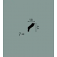 Карниз Orac Decor CB500N Дюрофом 2000*25*18 мм