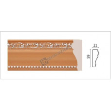 Молдинг малый 161-54S Decor Dizayn