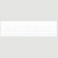 Бордюр Cosca W80(2)M-W27 Полистирол Белый 2400*80*12 мм